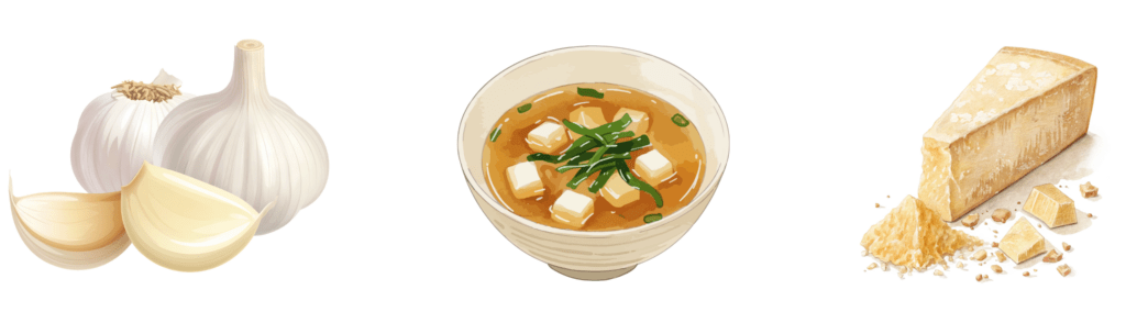 ail bouillon parmesan